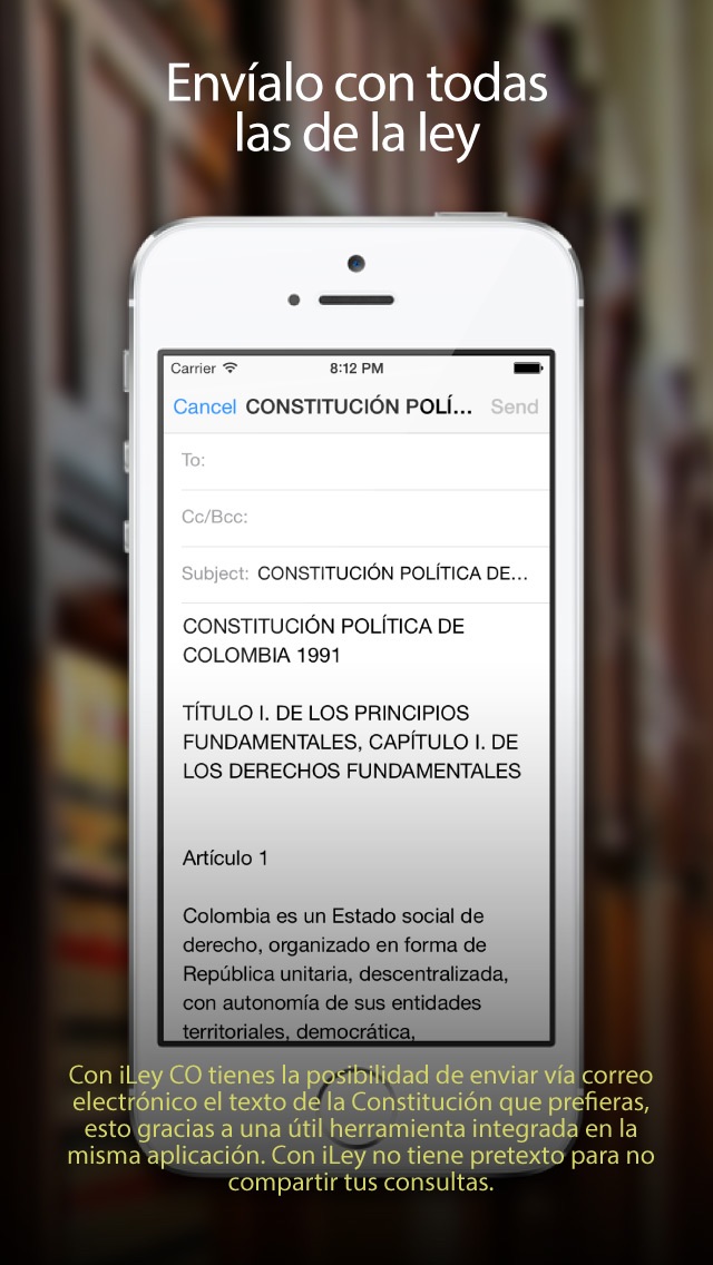 Screenshot #3 pour iLey CO - Constitución y Códigos de Colombia