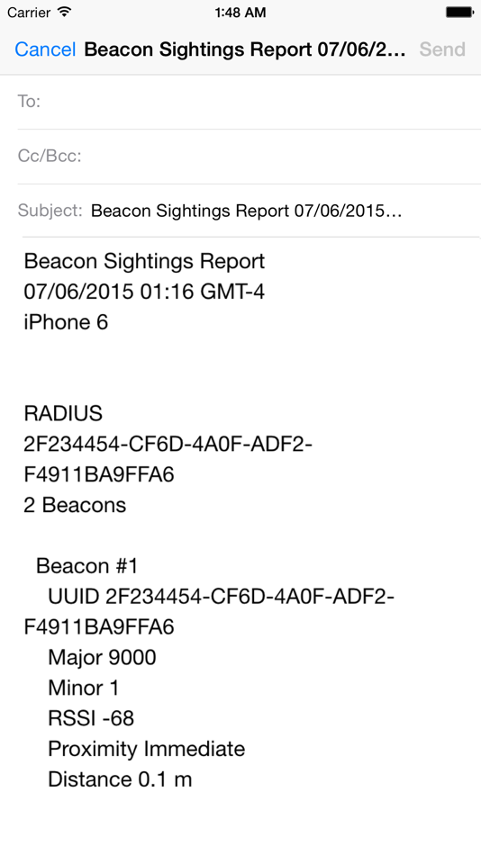 #4. Beacon Scan (iOS) By: David Helms