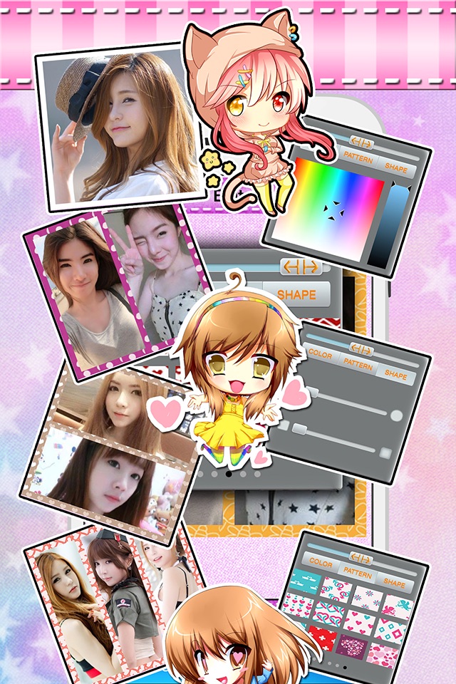 Beauty Sticker frame screenshot 4