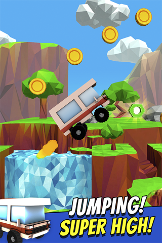 Stunt Monster Truck Racing - Offroad 4x4 Car Destruction Game Free screenshot 2