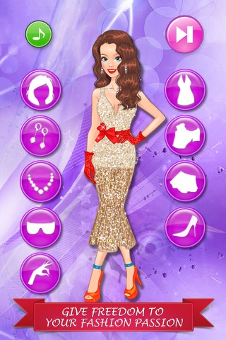 Old Style Fashion Dress Up Game - Makeover for girls and kids screenshot 3