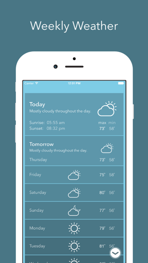 Weather theme - Now, Hourly, and Weekly forecast with Themes(圖2)-速報App