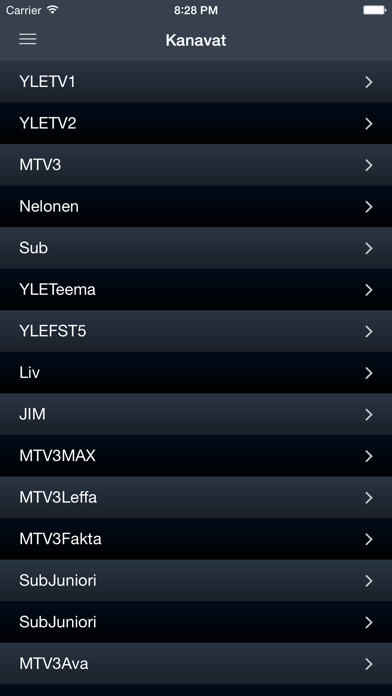 Screenshot #1 pour Televisiossa Suomessa