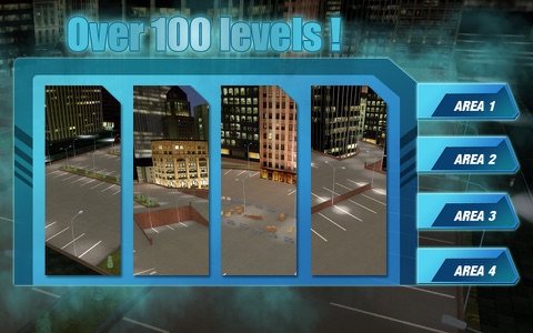 Night cars city parking 3D screenshot 2