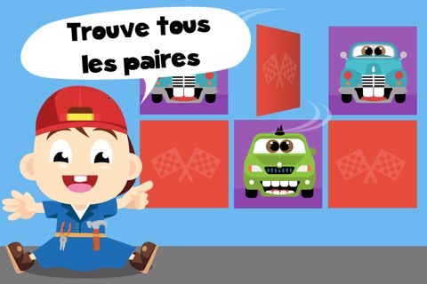 Baby Tommy Cars Cartoon - Cars, trains and plane puzzles for boys screenshot 2