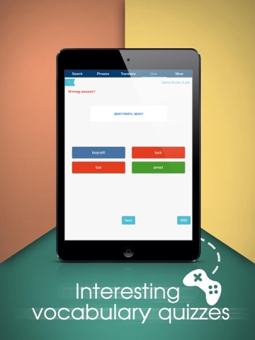 QuickDict - Dictionary for learning English vocabulary iPad screenshot 4 - Reference app