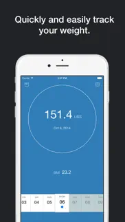 pocket scale - quick weight tracker iphone screenshot 1
