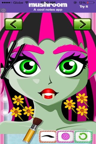 All Hairy Monsters Eyebrow Salon - Funny Beauty Spa Makeover Game for Kids Free screenshot 2