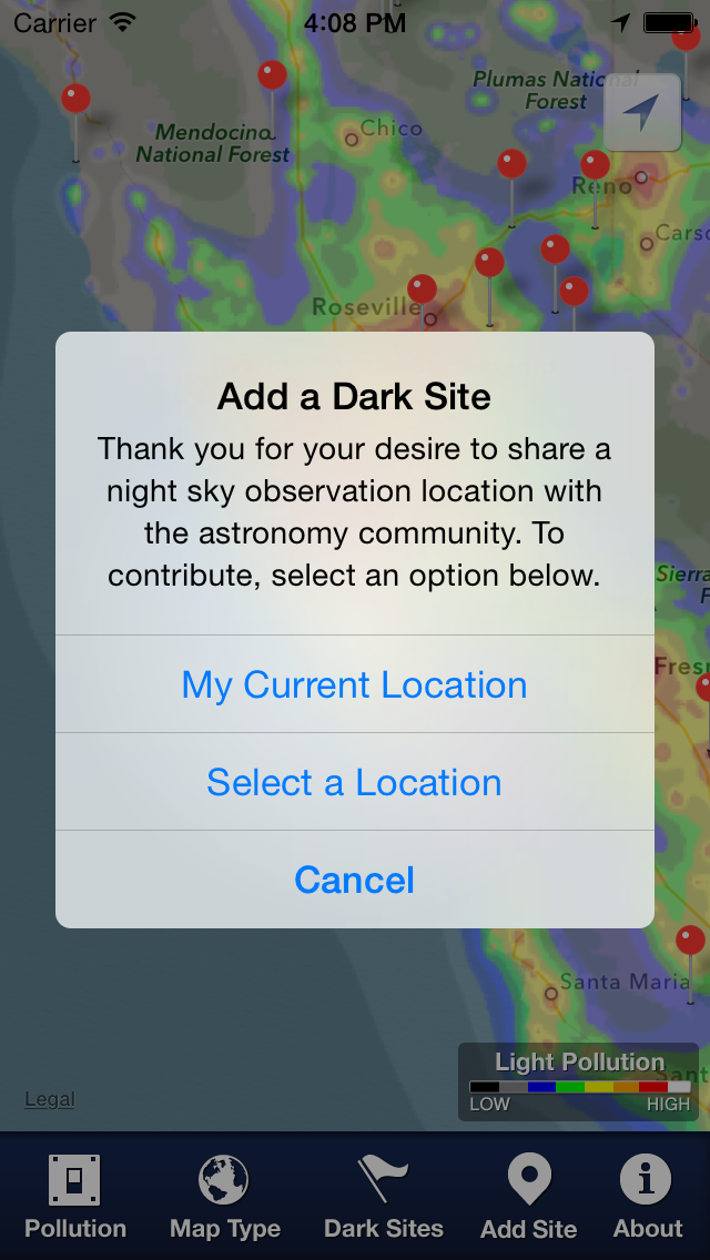Dark Sky Finder screenshot1