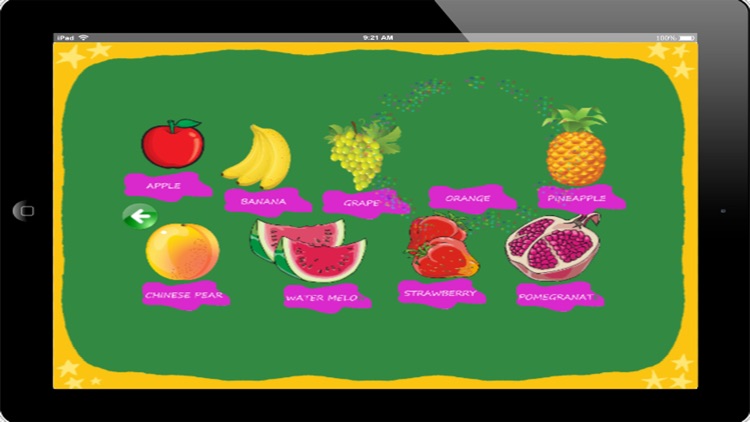Easy fruit vocabulary grammar  practice leaning english for preschool