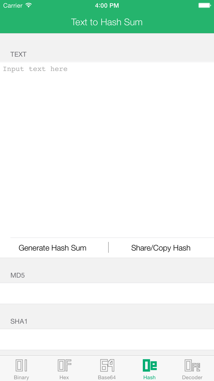 HexBT - ASCII converter
