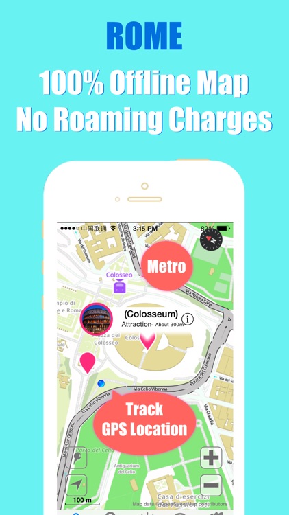Rome travel guide and offline city map, BeetleTrip metro subway trip route planner advisor