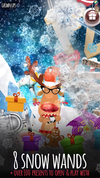 Christmas Santa Countdown - Rudolf's frozen winter land