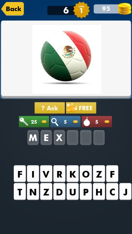 National Football Flag Quiz Free ~ guess world soccer playing countries flags name trivia screenshot-3