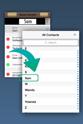 business card scanner-sam pro screenshot 3