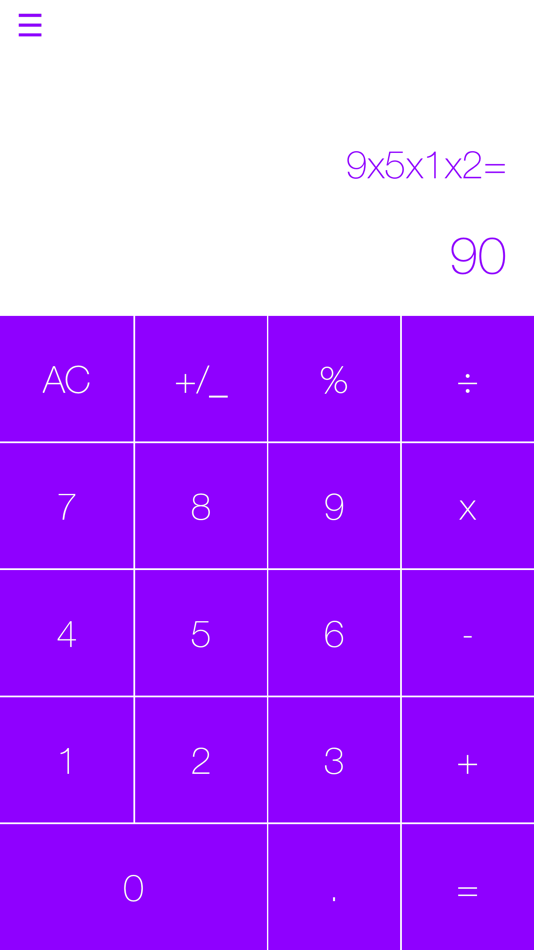 #4. Calculator :) (iOS) By: Vyasa