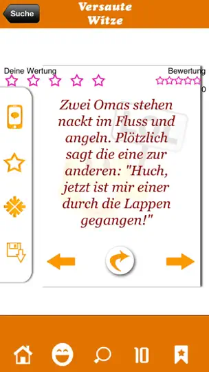 Screenshot von Versaute Witze - Lachen über Sex, Erotik Und Die Liebe auf dem iPhone 2
