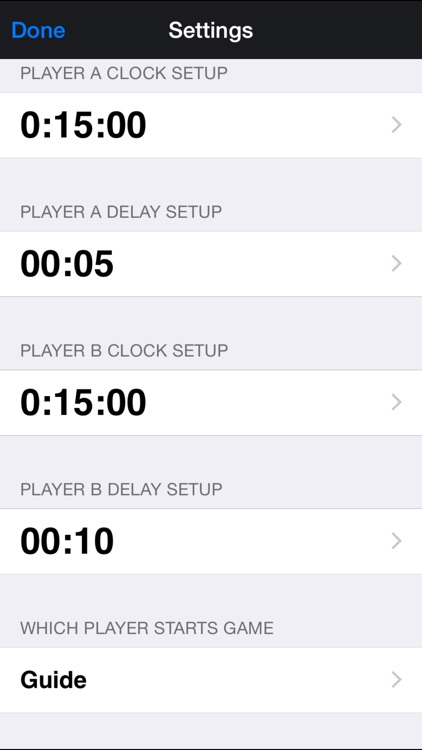 Chess Clock (Merkmatics) screenshot-4