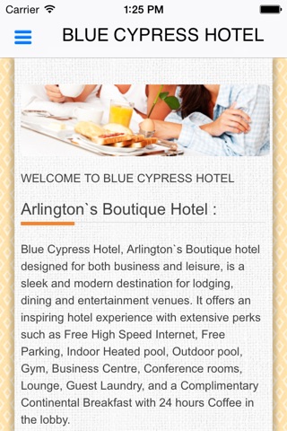 BLUE CYPRESS HOTEL screenshot 2