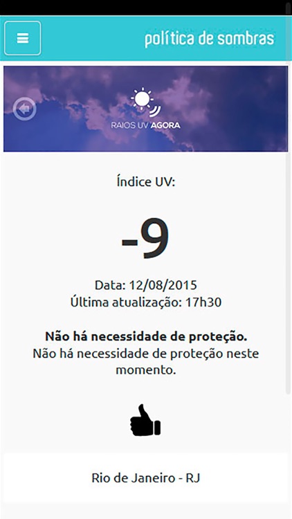 Proteção UV