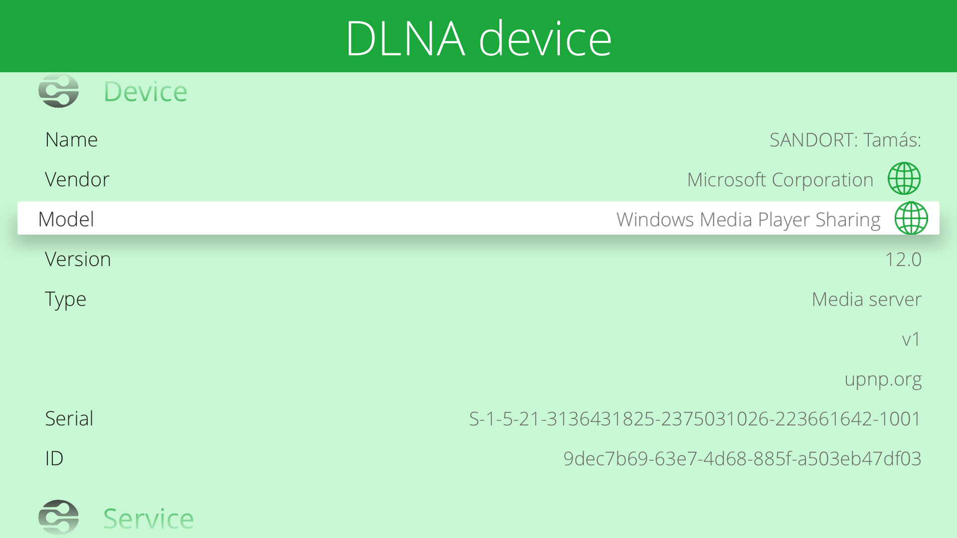 DLNA Browser