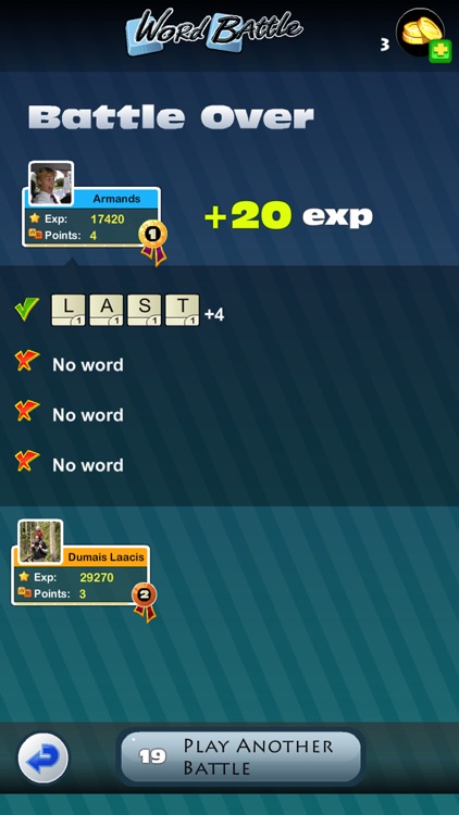 Word Battle for Facebook screenshot-3