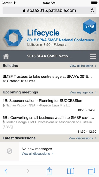 2015 SPAA SMSF National Conference