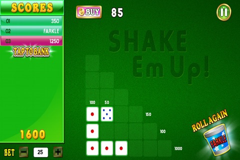 Farkle HD Addiction - Free Dice Blitz Game screenshot 4