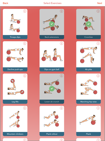Screenshot #6 pour Gym Ball Revolution - daily fitness swiss ball routines for home workouts program