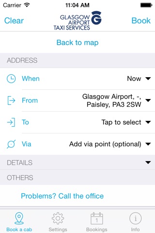 Glasgow Airport Taxis screenshot 2