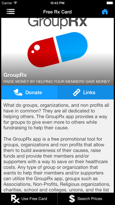Screenshot #2 pour GroupRx - Discount Prescription Drug Card & Fundraising Platform