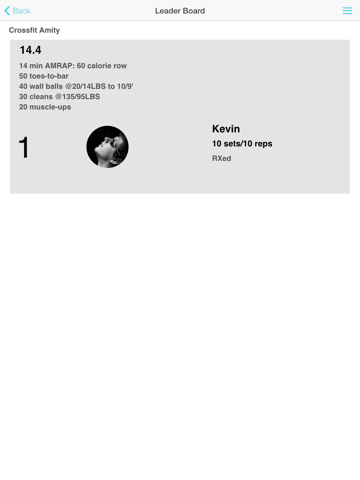 WODTracker iPad screenshot