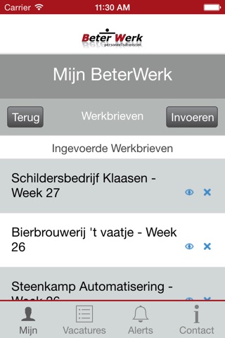 BeterWerk screenshot 2