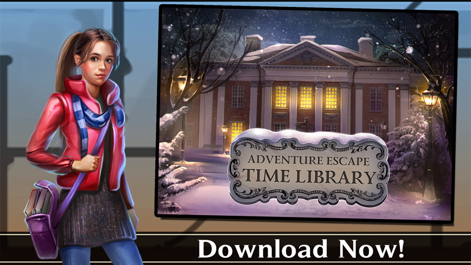 #5. Adventure Escape: Time Library (Time Travel Story and Point and Click Mystery Room Game) (iOS) Bởi: Haiku Games Co