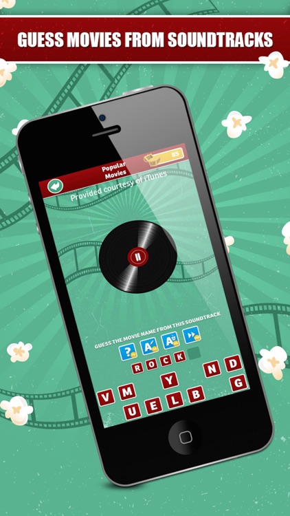 Movie Quest Music Pop Quiz - Guess the word puzzles from pictures, posters and songs. Free! screenshot-3