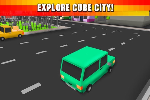Cube Race: Cops vs Robbers 3D Free screenshot 4