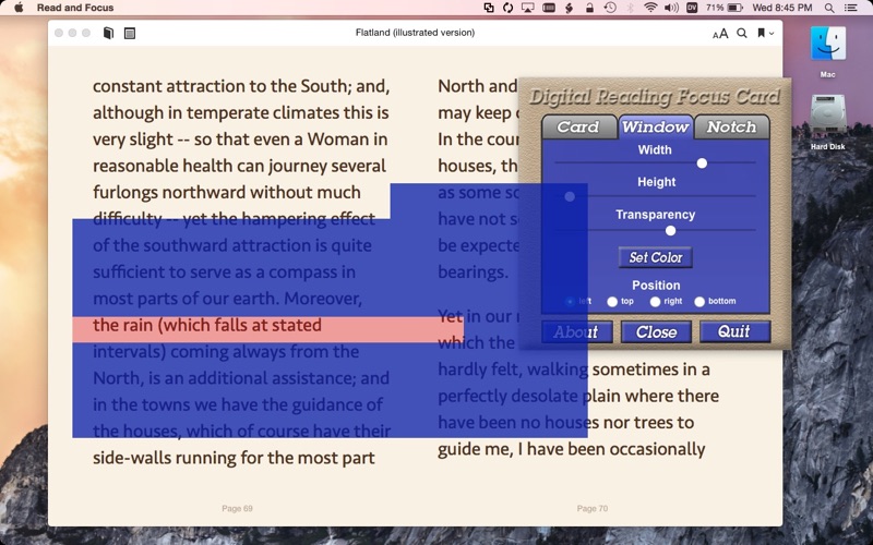 Screenshot #1 pour Reading Focus Cards