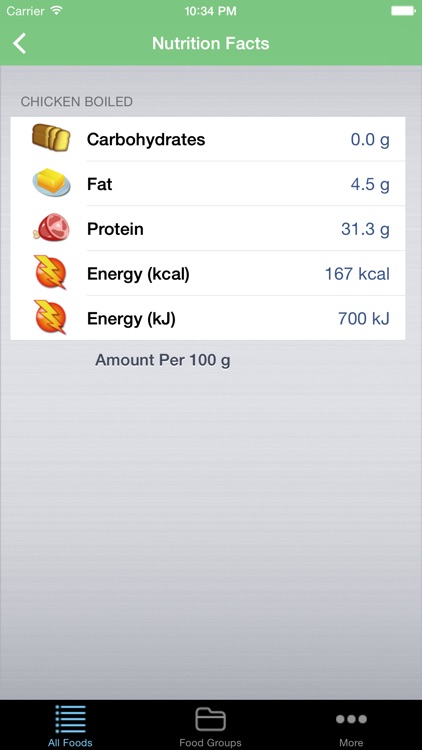 Max 5% Carbs - Low Carb Food and Nutrition Database