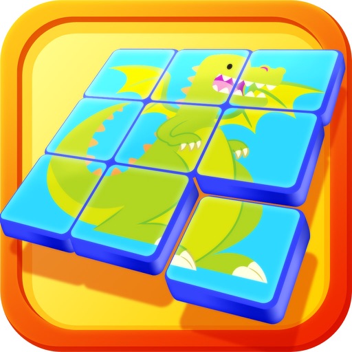 A Dragon Island Puzzle Match - Cute Baby Monster Jumble Solver Mania FREE icon