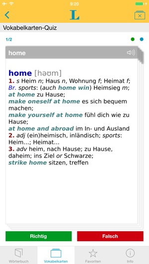 Englisch <-> Deutsch Wörterbuch Basic mit Sprachausgabe(圖3)-速報App