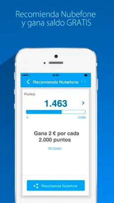 Captura de Pantalla 4 Nubefone: Llamadas internacionales baratas iphone