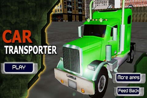 Car Transporter Trucker Parking Simulator - Drive cargo truck on the real highway and enjoy simulation screenshot 4