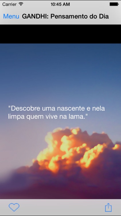 GANDHI: Pensamento do Dia