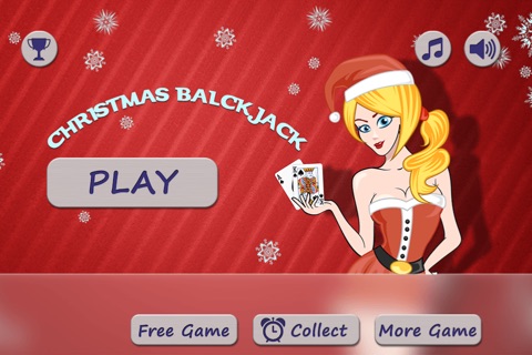 Amazing Christmas BlackJack Party Pro - Best American casino card gambling screenshot 2