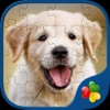 Icon Dog Puzzles - Jigsaw Puzzle Game for Kids with Real Pictures of Cute Puppies and Dogs