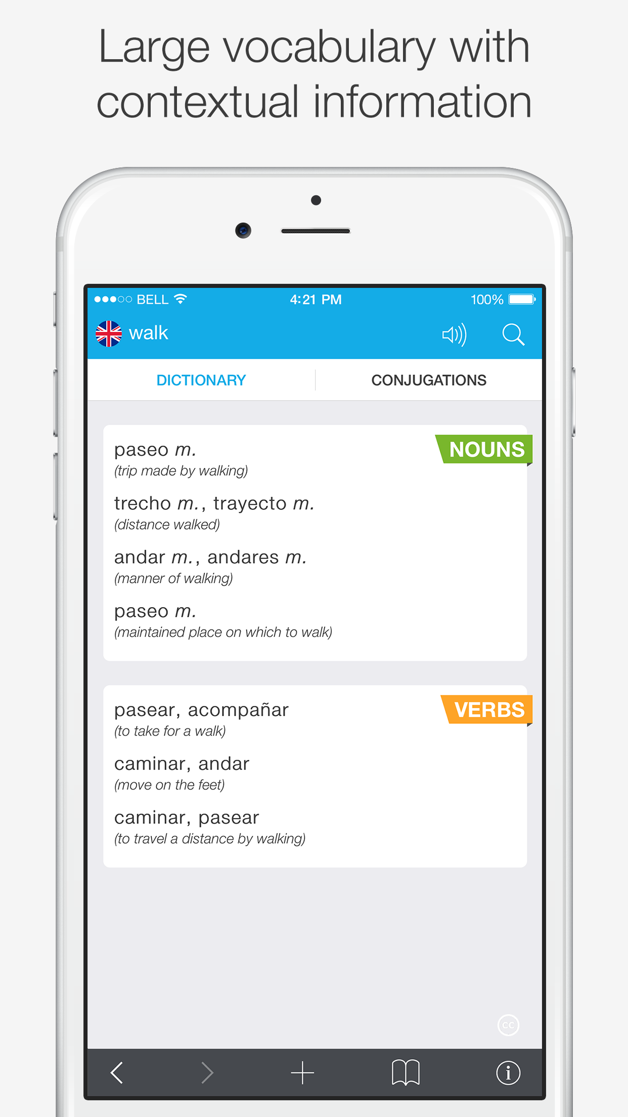 Spanish — English Dictionary screenshot 3