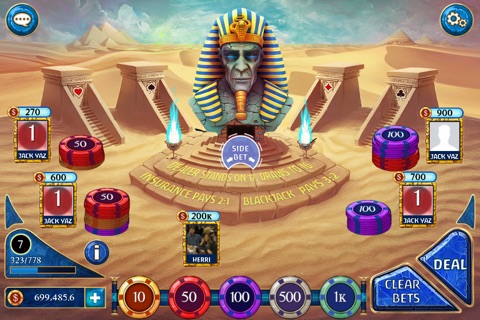 Luxor Blackjack – Free, Live Card Tournaments! screenshot 2