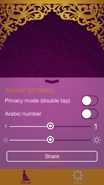 Rakaat Dzikir Counter
