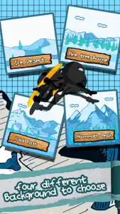 A Superhero Stickman Run - Amazing Mountain Snowboard Racer screenshot #2 for iPhone