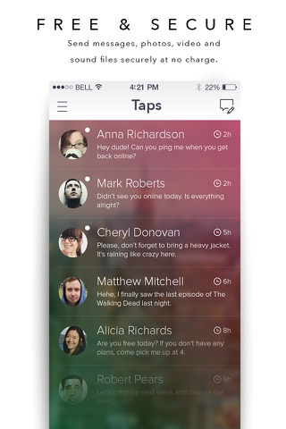 TapApp - Social Messenger screenshot 4